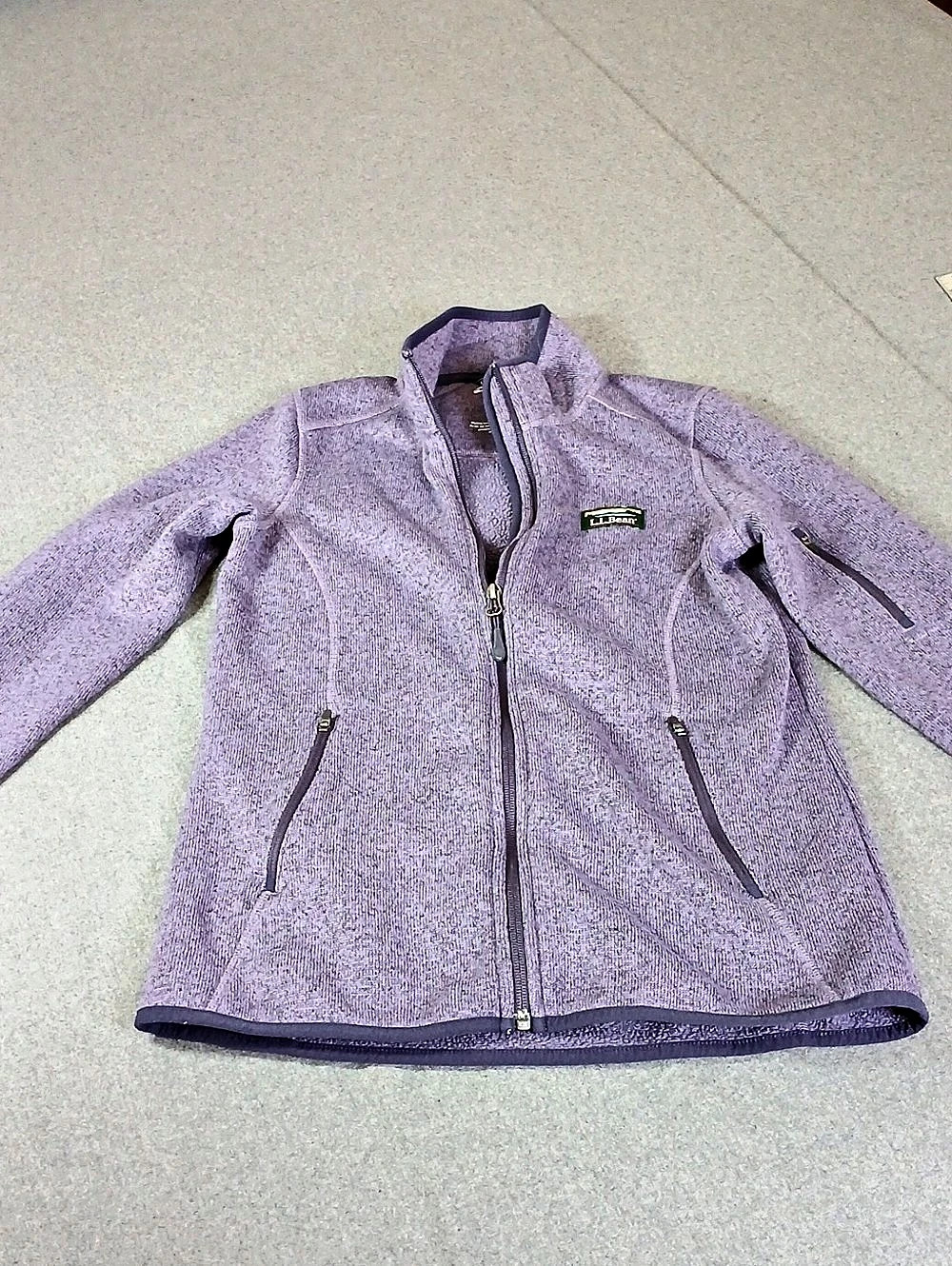 L.L.Bean Women's Small L.L.Bean Sweater Fleece Full-Zip Jacket Sweater Fleece